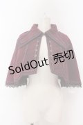 Ozz oneste / 薔薇刺繍ナポレオンケープ  ワイン O-25-02-07-035-OO-JA-OW-OS