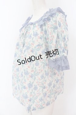 画像2: Jane Marple / Celiaとピンチェックのブラウス M ブルー系 O-25-02-07-040-JM-BL-OW-OS
