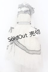 Long ears&Sharp ears'studio / 深澤翠コラボ　My Fair Ladyドレス 2 アイボリー×シロ×クロ O-25-02-07-005-LO-OP-OW-OS