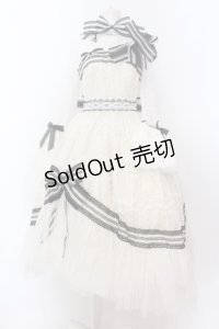 Long ears&Sharp ears'studio / 深澤翠コラボ　My Fair Ladyドレス 2 アイボリー×シロ×クロ O-25-02-07-005-LO-OP-OW-OS