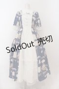 axes femme kawaii / 10thアニバーサリーワンピース M サックス O-25-02-07-015-AX-OP-YM-OS