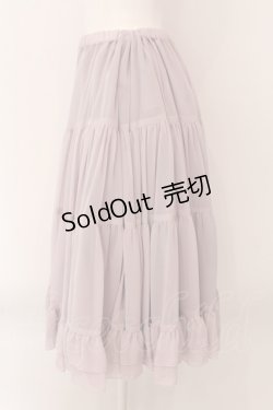 画像2: Victorian maiden / ボリュームシフォンフリルペチコートスカート  ラベンダー O-25-02-08-005-CL-SK-IG-OS