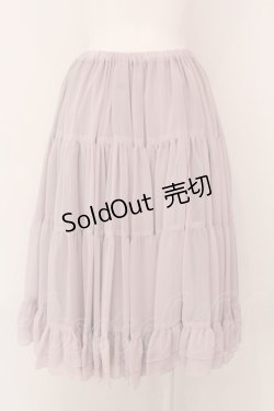 画像3: Victorian maiden / ボリュームシフォンフリルペチコートスカート  ラベンダー O-25-02-08-005-CL-SK-IG-OS