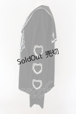 画像2: LISTEN FLAVOR / 天国のバラセーラートップス F ブラック O-25-02-08-060-PU-TO-OW-OS