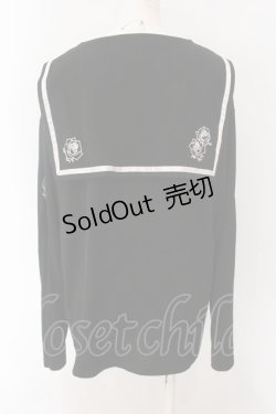 画像3: LISTEN FLAVOR / 天国のバラセーラートップス F ブラック O-25-02-08-060-PU-TO-OW-OS