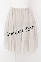 Victorian maiden / ボリュームシフォンペチコートスカート（ショート）  マロンベージュ O-25-02-08-007-CL-SK-IG-OS