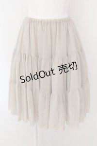 Victorian maiden / ボリュームシフォンペチコートスカート（ショート）  マロンベージュ O-25-02-08-007-CL-SK-IG-OS