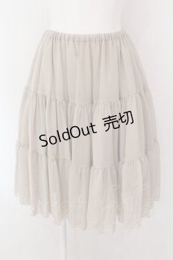 画像1: Victorian maiden / ボリュームシフォンペチコートスカート（ショート）  マロンベージュ O-25-02-08-007-CL-SK-IG-OS