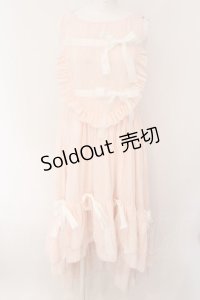 DMD / コーデュロイ調リボン配色ジャンパースカート S ピンク O-25-02-08-064-LO-TO-OW-OS