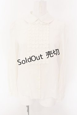 画像1: MILK / クラブブラウス  オフシロ O-25-02-08-021-ML-BL-IG-OS