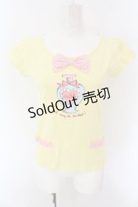 MILK / パフュームptTシャツ  イエロー O-25-02-08-030-ML-TS-IG-OS