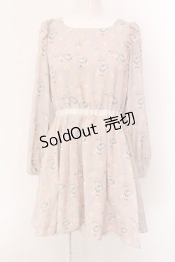 画像1: Secret Honey / 肩フリルワンピース(『おしゃれキャット』マリーちゃんver.) 2 ベージュ O-25-02-10-056-CA-OP-IG-ZY