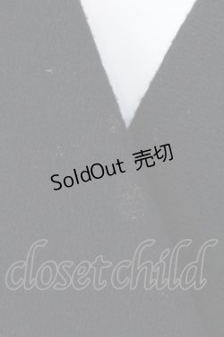 画像2: Moi-meme-Moitie / アシメトリーハーフコート（09年）  ブラック O-25-02-10-057-MO-CO-YM-ZS