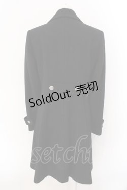 画像6: Moi-meme-Moitie / アシメトリーハーフコート（09年）  ブラック O-25-02-10-057-MO-CO-YM-ZS