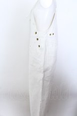 画像3: 【SALE】Franche Lippee / デニムオーバーオール M シロ O-25-02-10-1003-LO-OP-OW-ZT304 (3)
