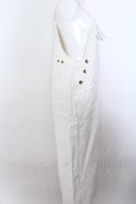 画像4: 【SALE】Franche Lippee / デニムオーバーオール M シロ O-25-02-10-1003-LO-OP-OW-ZT304 (4)