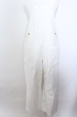 画像5: 【SALE】Franche Lippee / デニムオーバーオール M シロ O-25-02-10-1003-LO-OP-OW-ZT304 (5)