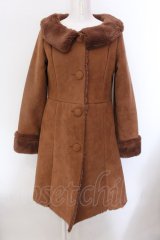 F&A / フェイクムートンドールコート  ブラウン O-25-02-10-016-LO-CO-IG-ZT-C038