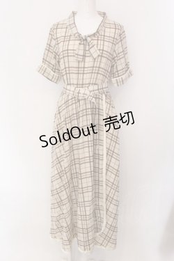 画像1: LEBECCA boutique / 小さなショウのワンピース  ベージュ O-25-02-10-034-EL-OP-IG-OS