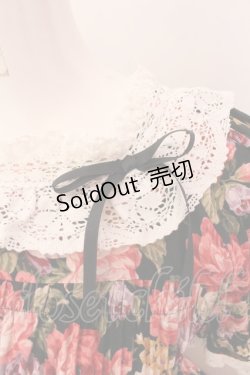 画像2: Angelic Pretty / ゴブラン調プリントワンピース  クロ×アイボリー O-25-02-11-022-AP-OP-IG-OS
