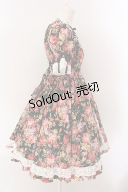 画像7: Angelic Pretty / ゴブラン調プリントワンピース  クロ×アイボリー O-25-02-11-022-AP-OP-IG-OS