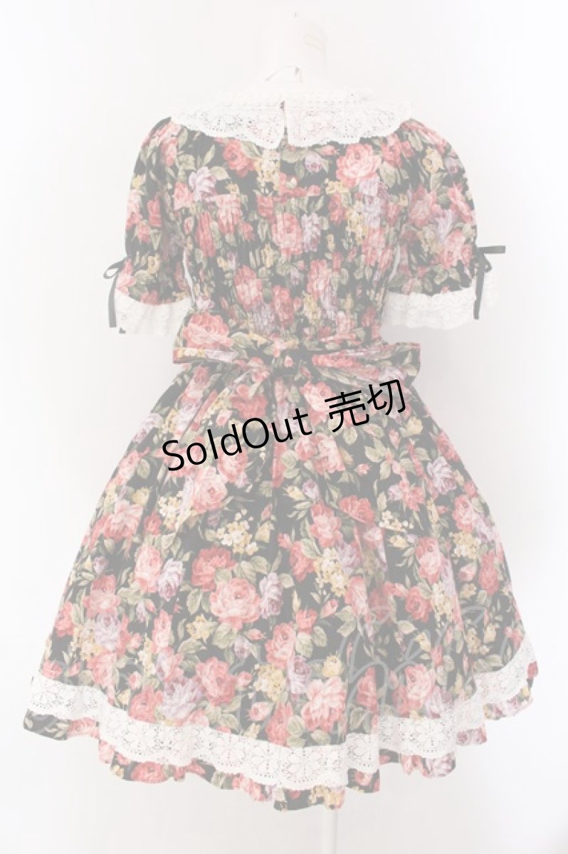 画像8: Angelic Pretty / ゴブラン調プリントワンピース  クロ×アイボリー O-25-02-11-022-AP-OP-IG-OS (8)