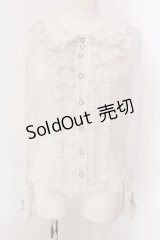 BABY,THE STARS SHINE BRIGHT / ラメストライプヨーリューブラウス  アイボリー O-25-02-11-025-BA-BL-IG-OS