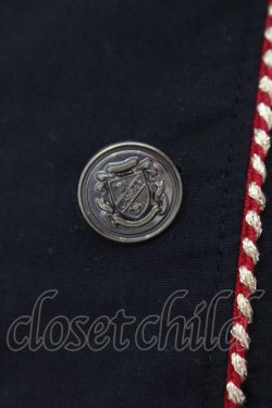 画像2: ALICE and the PIRATES / チェシャ猫のパラシュートシャツ メンズ クロ O-25-02-11-029-PA-BL-IG-OS