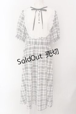 画像1: m petit by misako / ワンピース L クロ×シロ O-25-02-11-050-LO-OP-OW-OS
