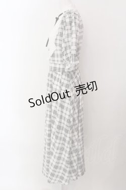 画像2: m petit by misako / ワンピース L クロ×シロ O-25-02-11-050-LO-OP-OW-OS
