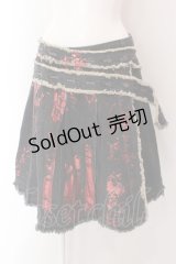 ALGONQUINS / ブラットペイントデニムラップスカート F グレー O-25-02-11-060-AL-SK-OW-OS