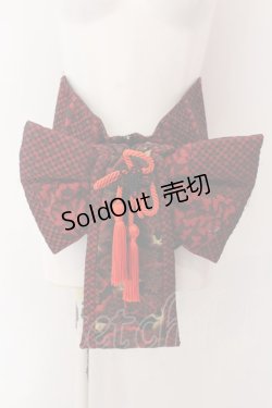 画像1: Qutie Frash / 花魁帯コルセット  レッド O-25-02-11-066-QU-TO-OW-OS
