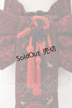 画像2: Qutie Frash / 花魁帯コルセット  レッド O-25-02-11-066-QU-TO-OW-OS