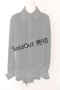 Qutie Frash / ネクタイ付きブラウス（ネクタイ欠品）  ブラック O-25-02-11-069-QU-BL-OW-OS