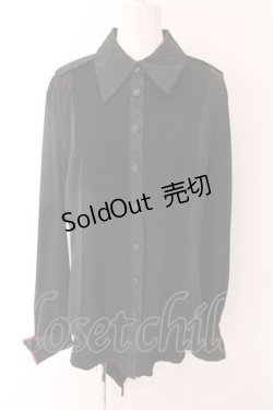 画像1: Qutie Frash / ネクタイ付きブラウス（ネクタイ欠品）  ブラック O-25-02-11-069-QU-BL-OW-OS