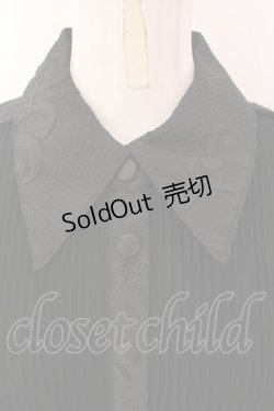 画像2: Qutie Frash / ネクタイ付きブラウス（ネクタイ欠品）  ブラック O-25-02-11-069-QU-BL-OW-OS