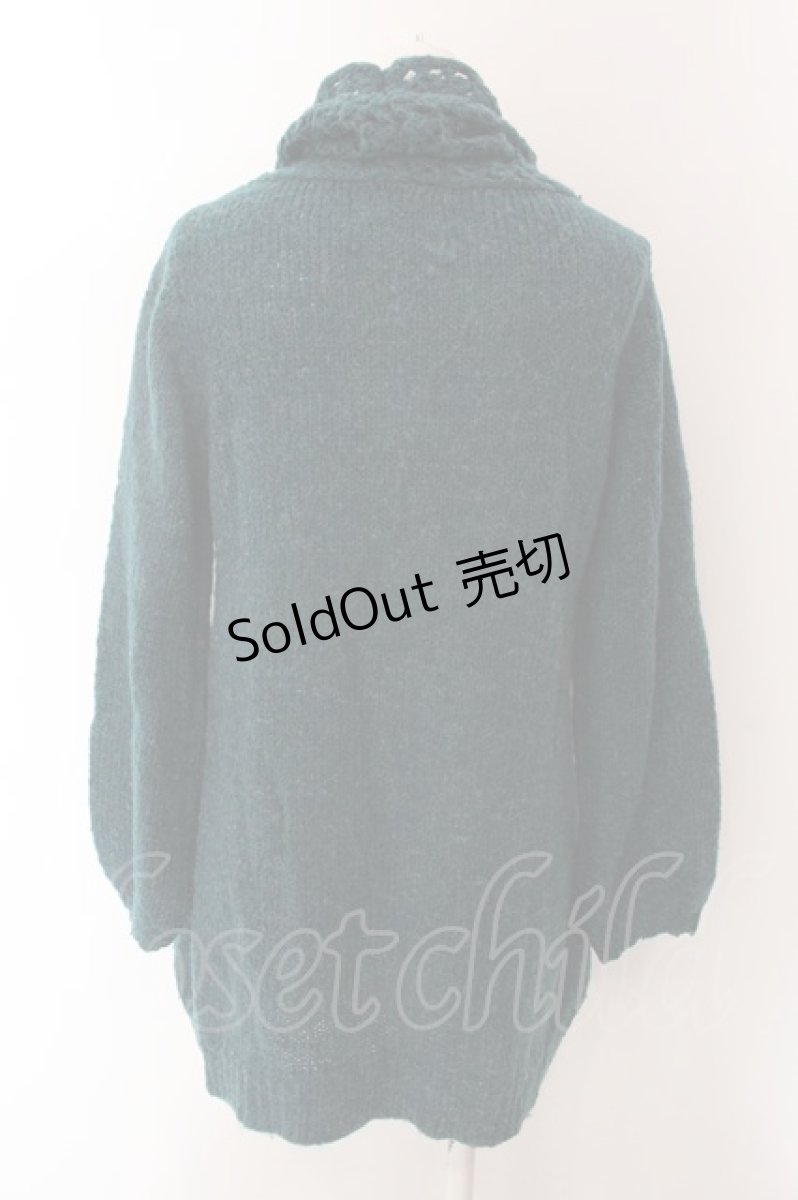 画像2: 【SALE】axes femme / ラメニット M グリーン O-25-02-11-073-AX-TO-OW-ZT222 (2)