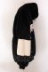 画像3: TRAVAS TOKYO / Drip Logo Faux Fur Hoodie F ブラックｘホワイト O-25-02-11-081-PU-CO-YM-ZT-C013 (3)