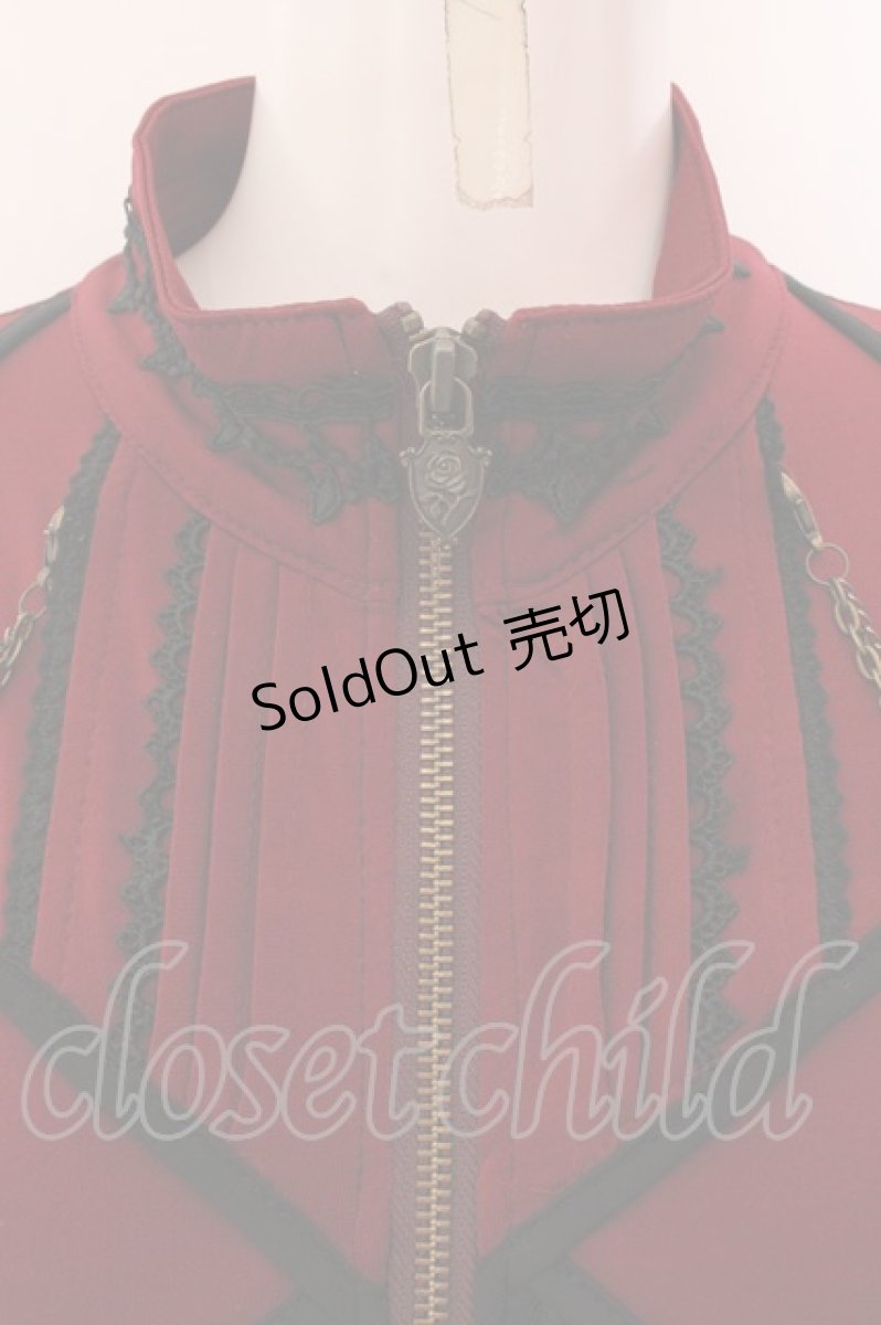 画像2: Ozz oneste / 裾シャンデリアプリントワンピース  レッド O-25-02-11-091-OO-OP-IG-ZI (2)