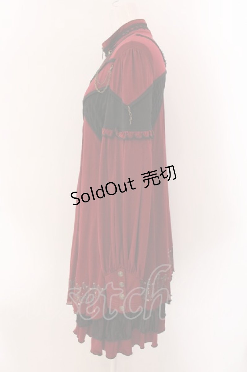 画像5: Ozz oneste / 裾シャンデリアプリントワンピース  レッド O-25-02-11-091-OO-OP-IG-ZI (5)