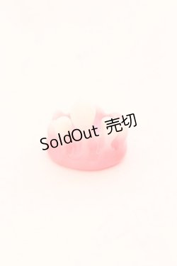 画像1: Q-pot. / ストロベリーミルク メルトリング M（10〜12号相当） ピンク×シロ O-25-02-11-093-QP-AC-IG-OS