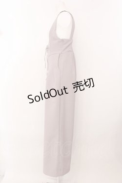 画像2: an another angelus / ディープネックレースアップサロペット 1 ピンクベージュ O-25-02-11-002-CA-OP-OW-OS