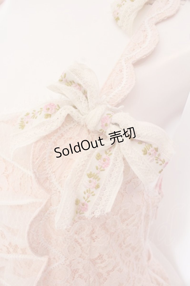 画像3: BABY,THE STARS SHINE BRIGHT / Salon de the Minette Cremeジャンパースカート  ピンク O-25-02-11-017-BA-OP-IG-OS (3)