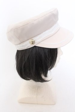 画像2: axes femme / 波型レースマリンキャスケット  ピンク O-25-02-12-009-AX-AC-OW-OS