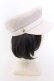 画像2: axes femme / 波型レースマリンキャスケット  ピンク O-25-02-12-009-AX-AC-OW-OS (2)