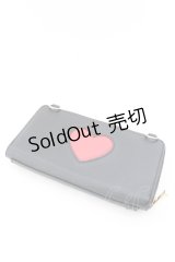 MILK / ハートショルダーウォレット  クロ×アカ O-25-02-12-013-ML-BG-OW-OS