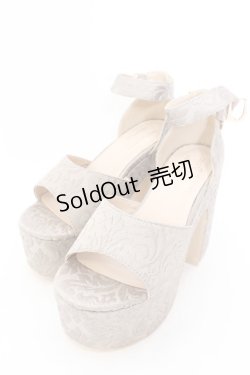 画像1: LEBECCA boutique / × Honey Salon連れて行ってくれるジャガードサンダル M ベージュ O-25-02-12-016-EL-SH-IG-OS