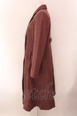 画像2: axes femme / クラシックロングコート M 濃ピンク O-25-02-15-026-AX-CO-IG-ZT-C061