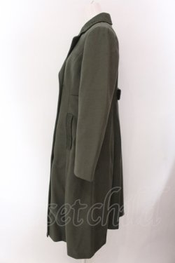 画像2: axes femme / クラシックロングコート M グリーン O-25-02-15-027-AX-CO-IG-ZT-C041