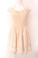 画像1: 【SALE】Secret Honey / オーナメントクリスマスワンピース(ディズニープリンセスVer.) 2 ベージュ O-25-02-15-073-CA-OP-OW-ZT139 (1)
